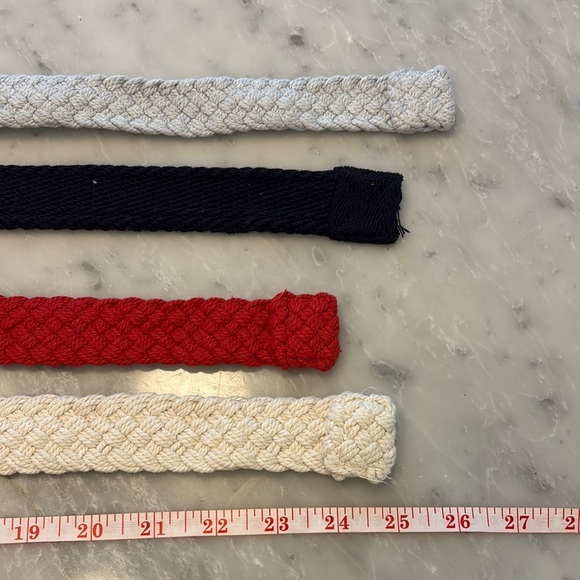GAP Kids Braided Belts - Red, Navy, Gray, Cream - Picture 2 of 2